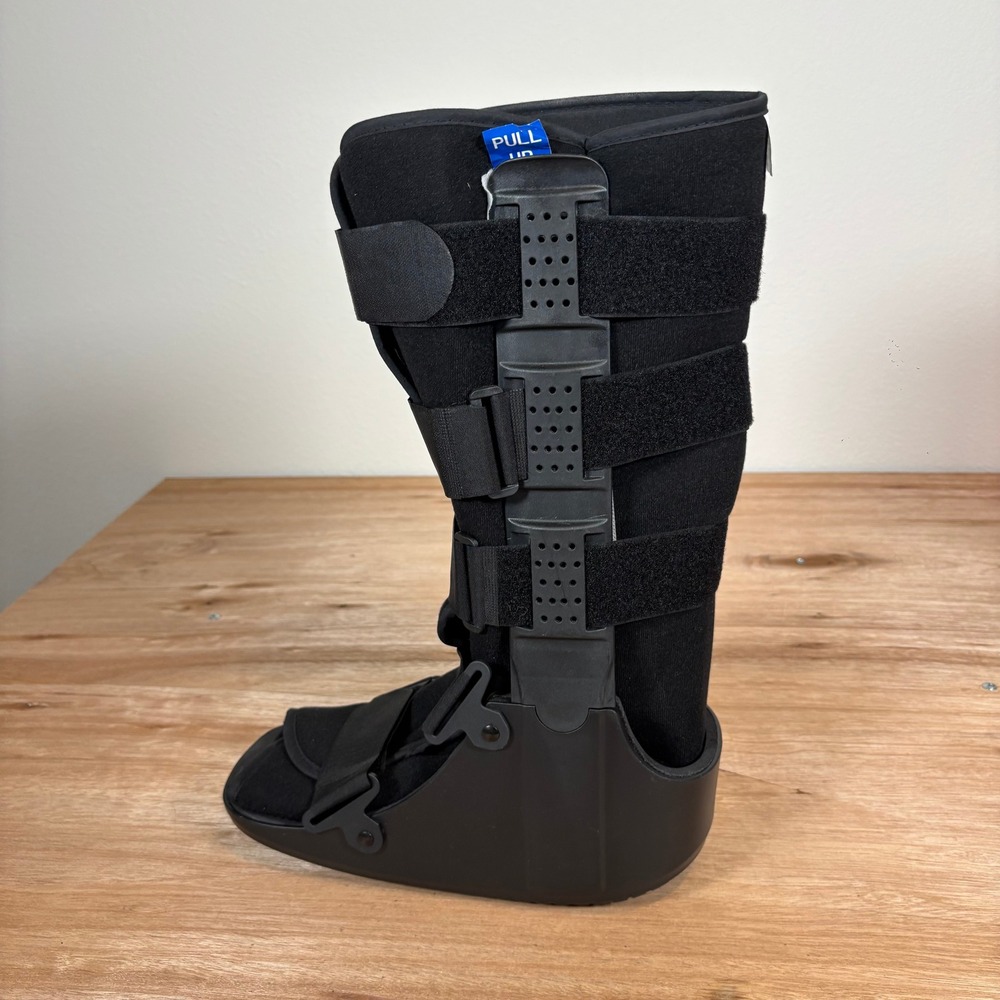 Air Cam Walker Fracture Boot Tall Medical Orthopedic Walking Shoe Black XL - Picture 3 of 7
